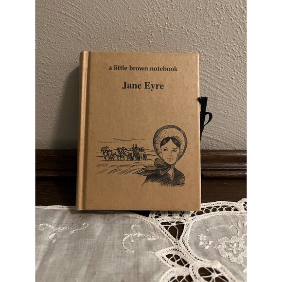Jane Eyre A Little Brown Notebook with  Quotes and Illustrations - Picture 1 of 7